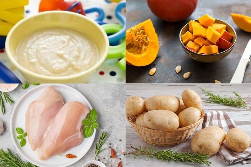 Gợi ý thực đơn hàng ngày cho bé 7 tháng tuổi