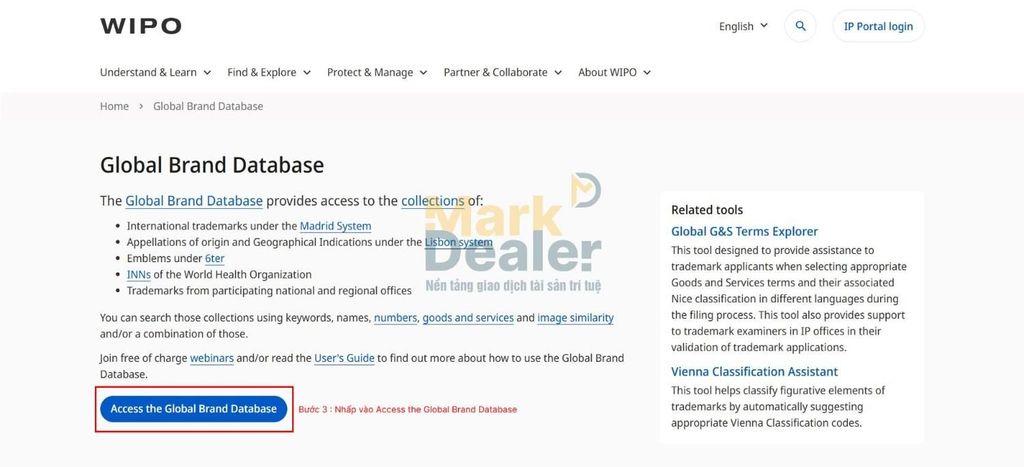 Tra cứu online tổ chức Sở Hữu Trí Tuệ thế giới ( WIPO ) 2