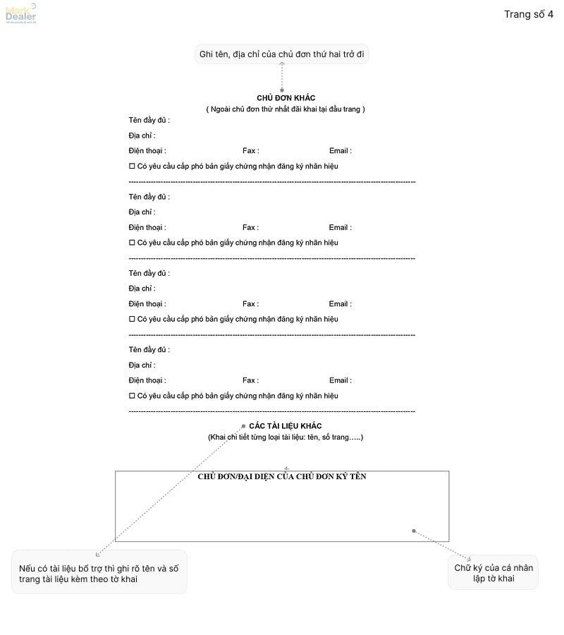 Hướng dẫn đăng ký nhãn hiệu (trang 4)