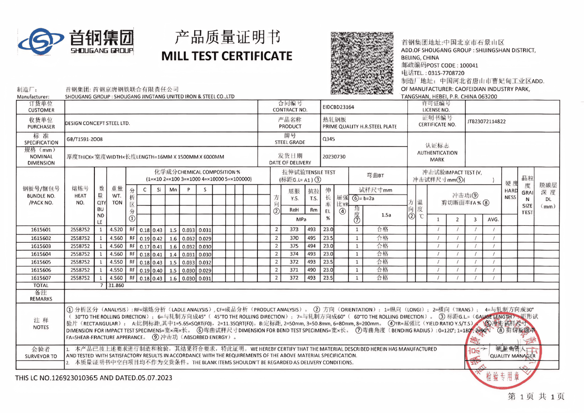Trước khi tiến hành mua vật tư, nhà thầu cần chuẩn bị bộ hồ sơ gồm CO CQ và MTC&nbsp;để trình chủ đầu tư và đơn vị tư vấn giám sát.