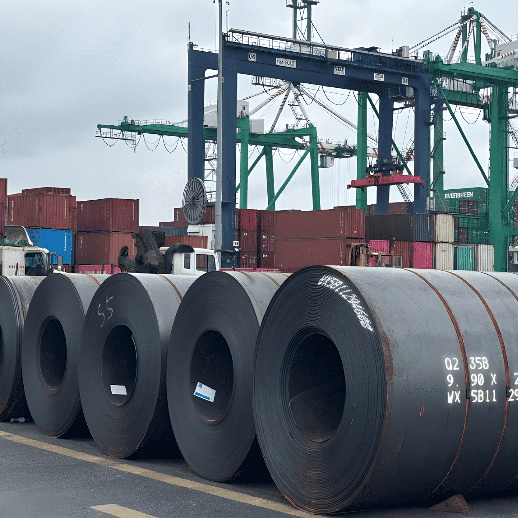 Thép cuộn cán nóng được tạo ra bằng phương pháp cán thép ở nhiệt độ cao