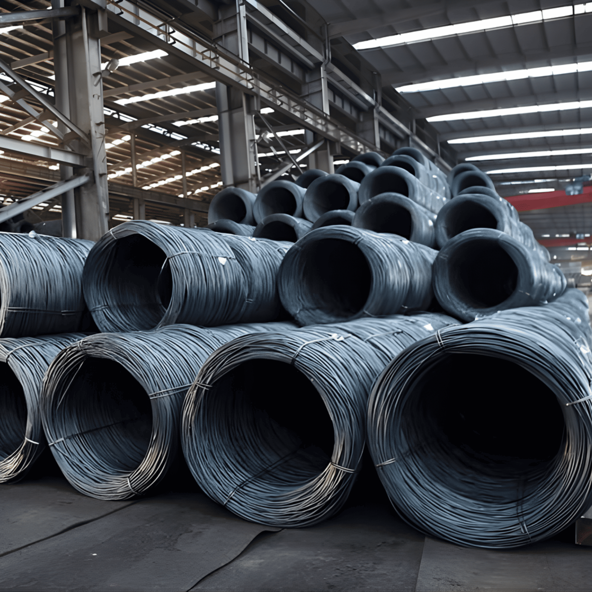 Thép tròn đặc dạng cuộn hay còn gọi là thép dây hoặc thép cuộn xây dựng.