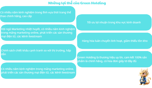 Lợi thế cạnh tranh của green holding ngành thời trang chính hãng