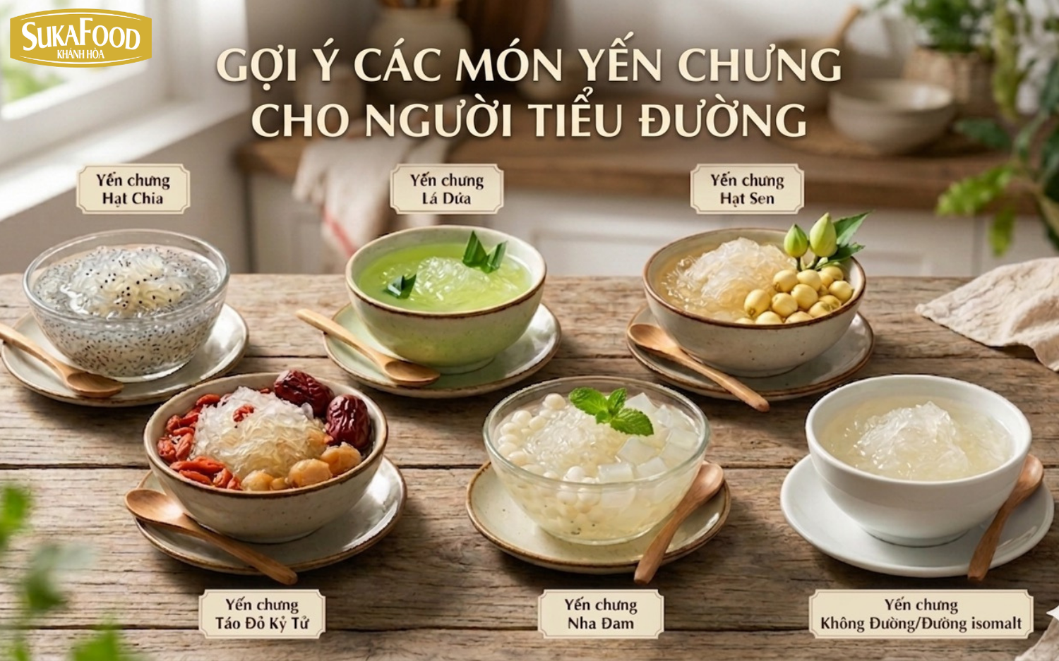 Gợi ý các món yến chưng cho người tiểu đường