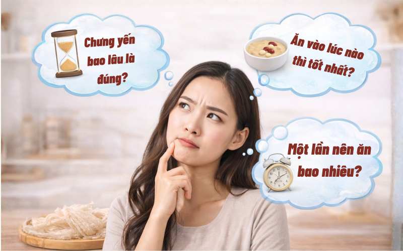 Ăn yến như nào mới đúng