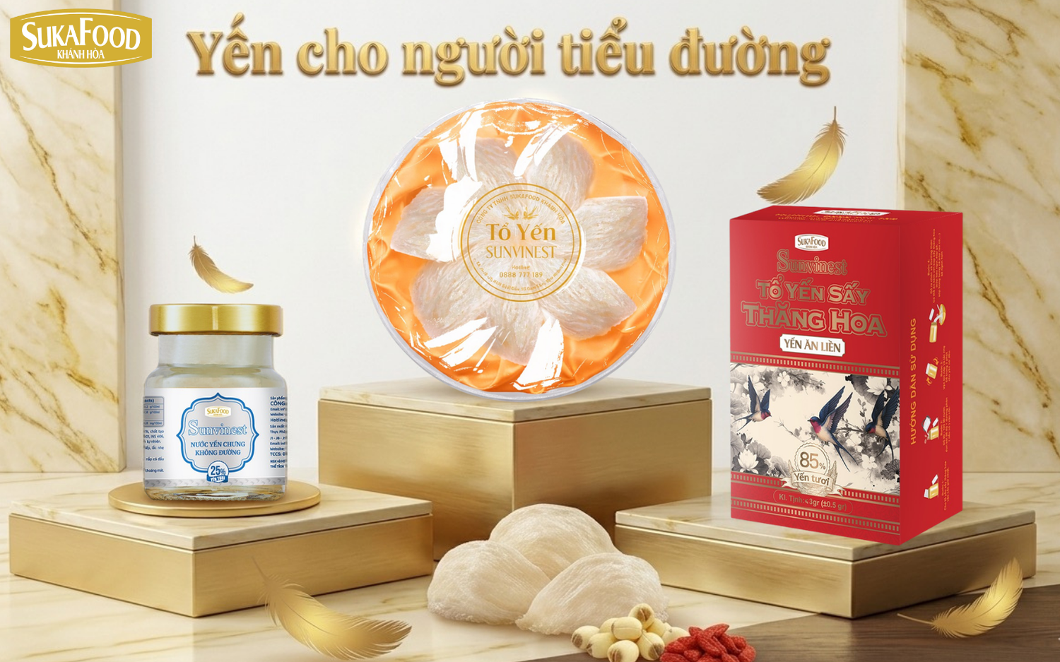 Sản phẩm yến cho người tiểu đường