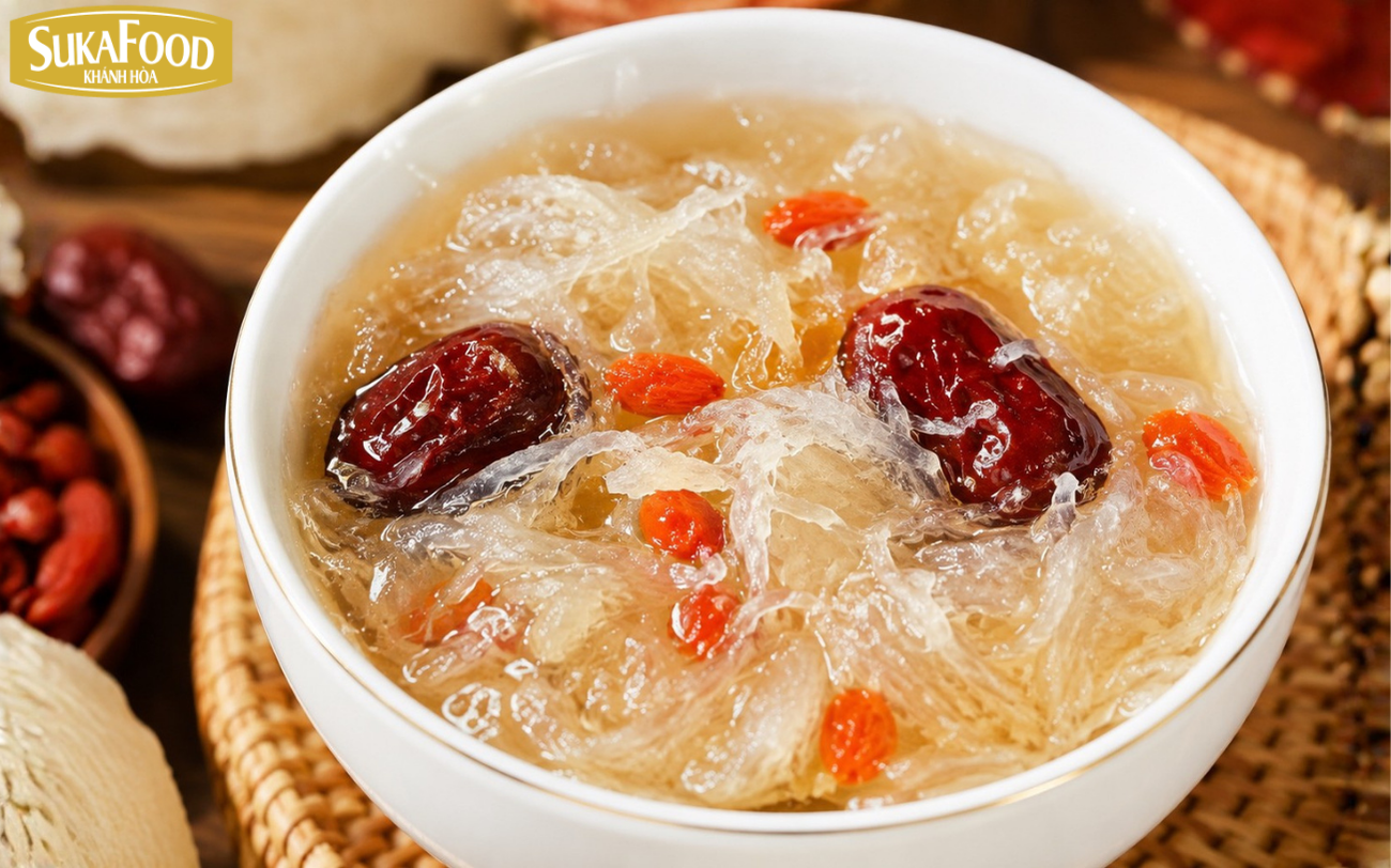 Yến chưng táo đỏ kỷ tử