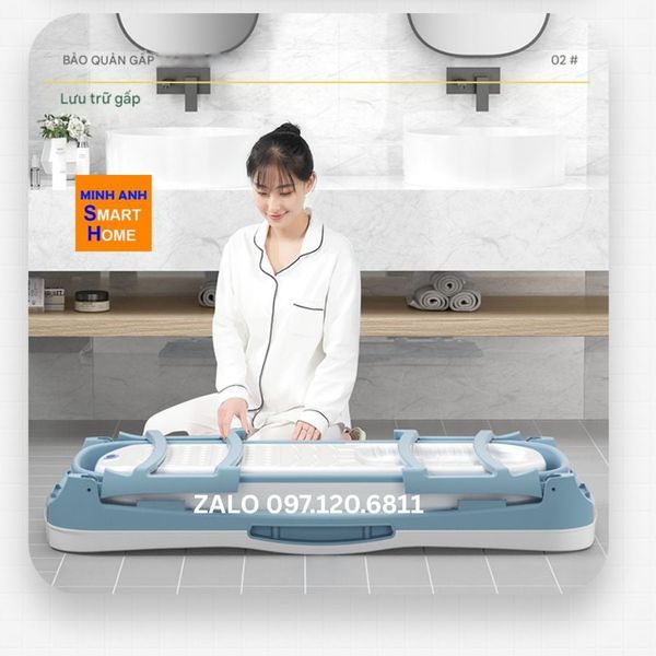 Ảnh thực tế bồn tắm gấp gọn nhựa 24