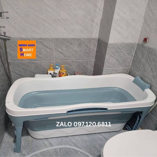 Ảnh thực tế bồn tắm gấp gọn nhựa 20