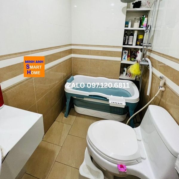 Ảnh thực tế bồn tắm gấp gọn nhựa 19