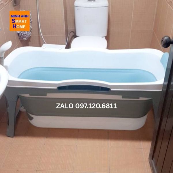 Ảnh thực tế bồn tắm gấp gọn nhựa 21