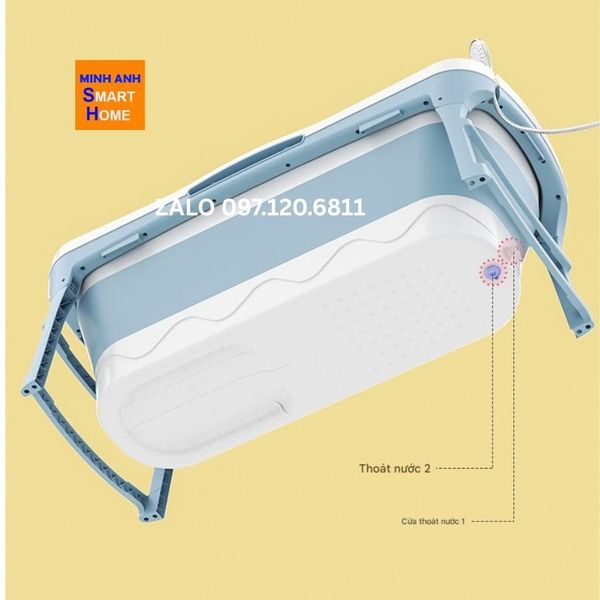 Ảnh thực tế bồn tắm gấp gọn nhựa 23