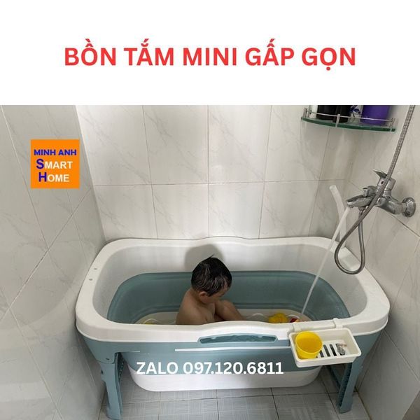 Ảnh thực tế bồn tắm gấp gọn nhựa 17