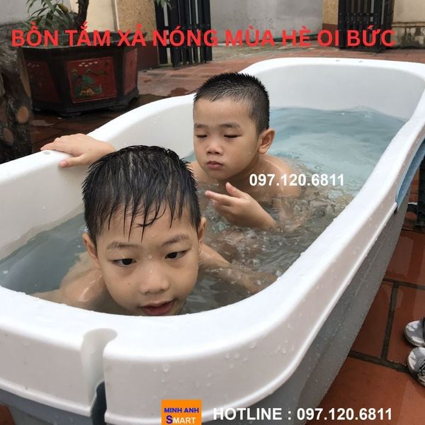 Ảnh thực tế bồn tắm gấp gọn nhựa 11