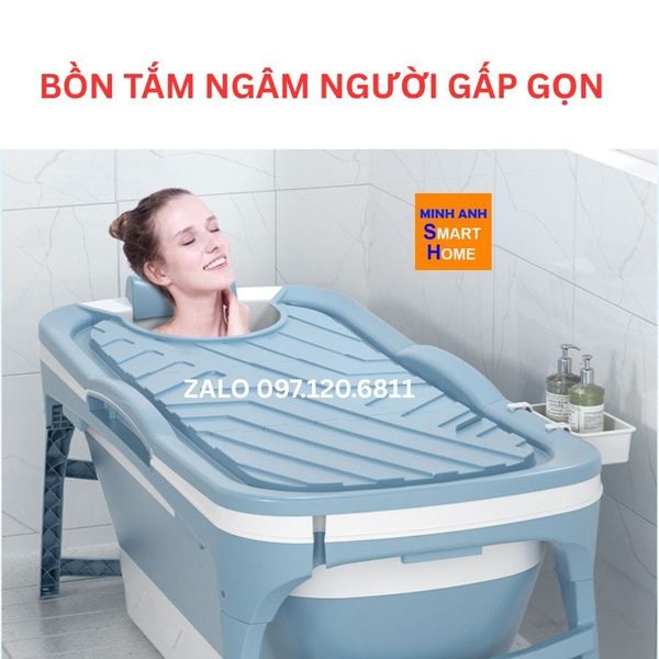 Ảnh thực tế bồn tắm gấp gọn nhựa 9