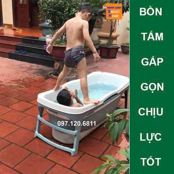 Ảnh thực tế bồn tắm gấp gọn nhựa 13