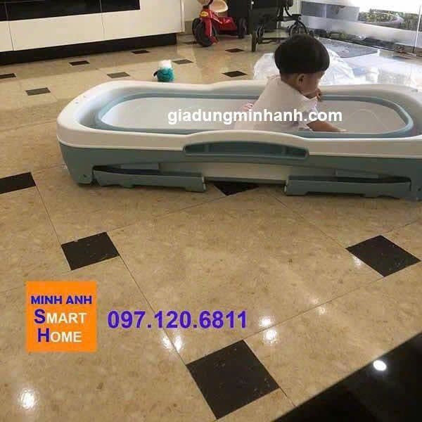 Ảnh thực tế bồn tắm gấp gọn nhựa 12
