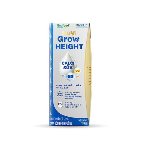 Nuvi Grow Height pha sẵn
