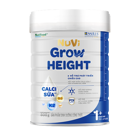 Sữa bột Nuvi Grow Height.