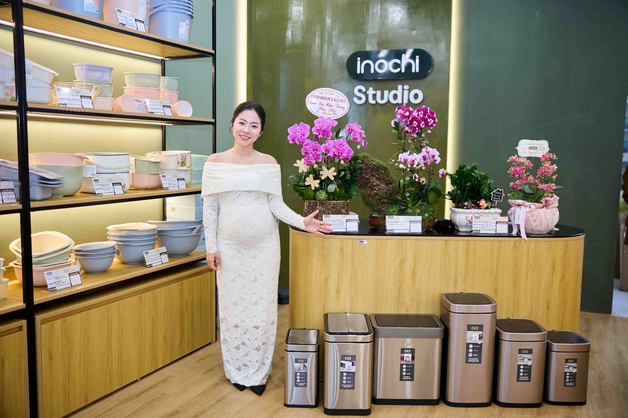 Không gian trưng bày đồ gia dụng thông minh tại Inochi Studio Thái Nguyên