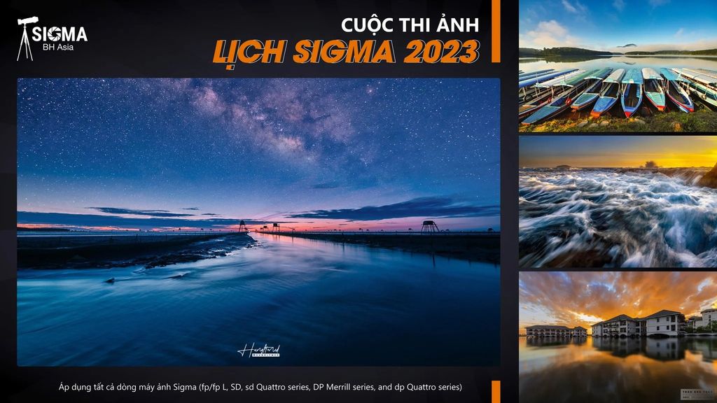 TÁC PHẨM ẤN TƯỢNG ĐƯỢC SIGMA GLOBAL CHỌN LÀM ẢNH LỊCH SIGMA 2023