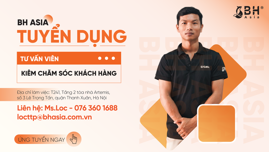 Tuyển Dụng Nhân Viên Tư Vấn Kiêm Chăm Sóc Khách Hàng