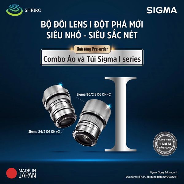SIGMA RA MẮT LENS KIM LOẠI SIGMA 90mm F2.8 DG DN & SIGMA 24mm F2 DG DN