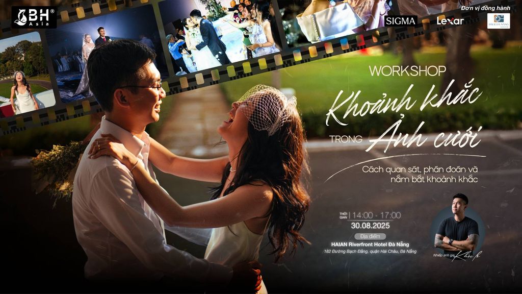 Workshop “Khoảnh khắc trong ảnh cưới - Cách quan sát, phán đoán và nắm bắt khoảnh khắc”