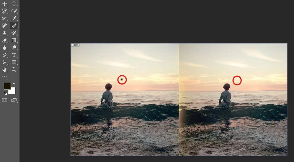 Nâng tầm nhiếp ảnh với công cụ healing brush trong Photoshop