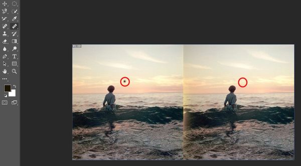 Nâng tầm nhiếp ảnh với công cụ healing brush trong Photoshop