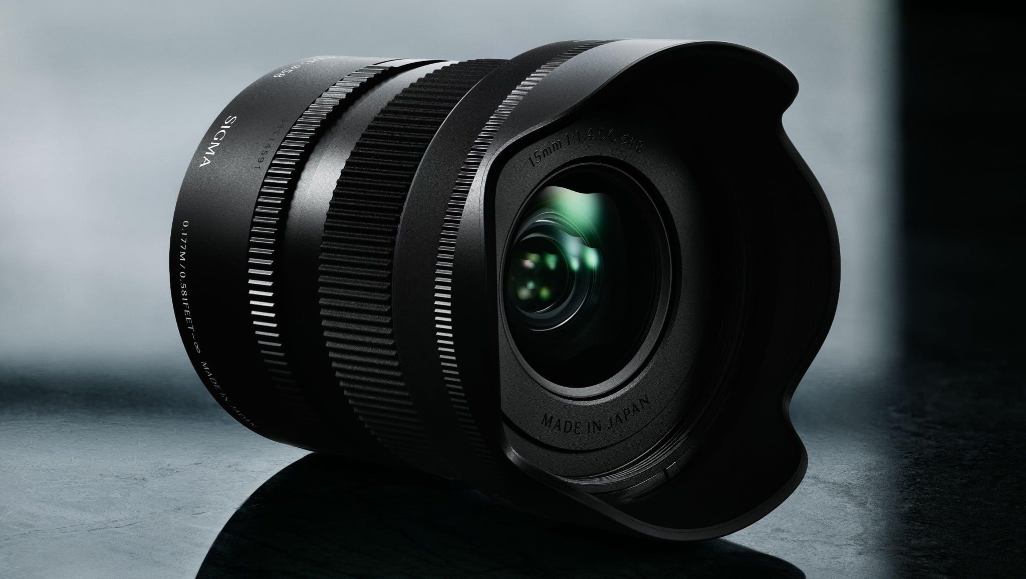 Sigma 15mm F1.4 DC Contemporary góc nhìn 22.5mm
