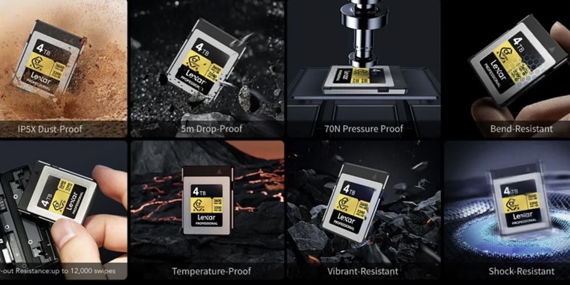 Lexar Professional Gold bền bỉ trong môi trường khắc nghiệt