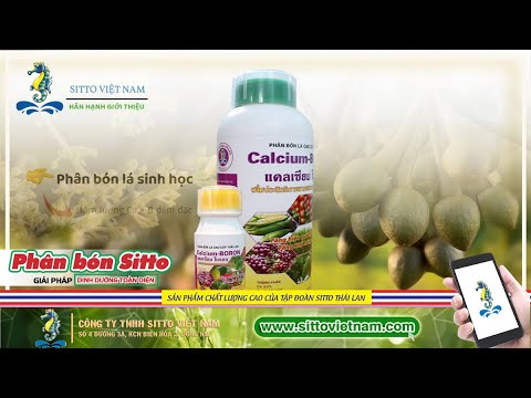 CALCIUM BORON - TĂNG ĐẬU TRÁI, CHỐNG RỤNG HOA, RỤNG TRÁI