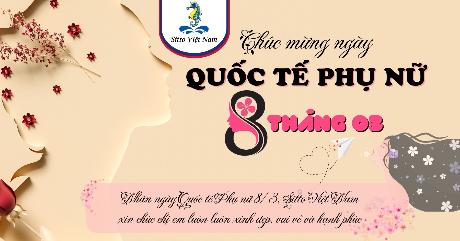 Sitto Việt Nam - Chúc mừng 8/3 - Ngày Quốc tế phụ nữ