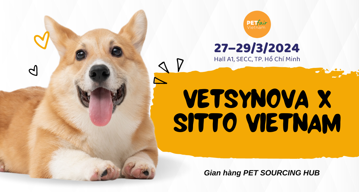 VetSynova X Sitto Viet Nam đồng hành cùng Petfair Vietnam 2024