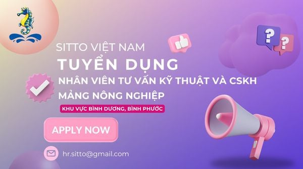 Sitto Việt Nam thông báo tuyển dụng - Mảng nông nghiệp - Tháng 10/2023