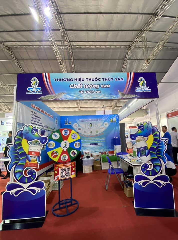 Lãnh đạo ngành thủy sản đến thăm gian hàng Sitto Vietnam tại Vietshrimp 2024