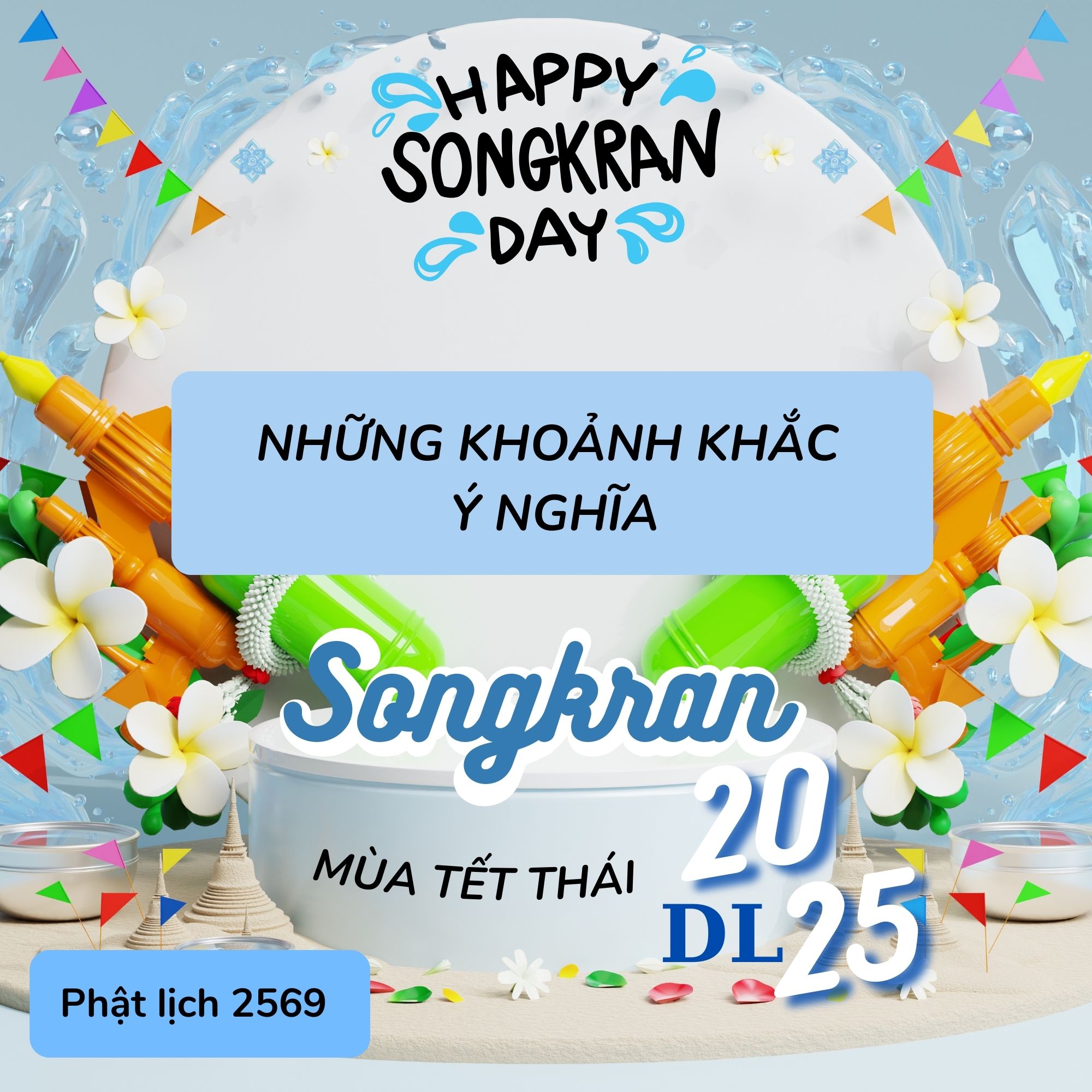 Những khoảnh khắc ý nghĩa mùa Tết Thái - Songkran 2025