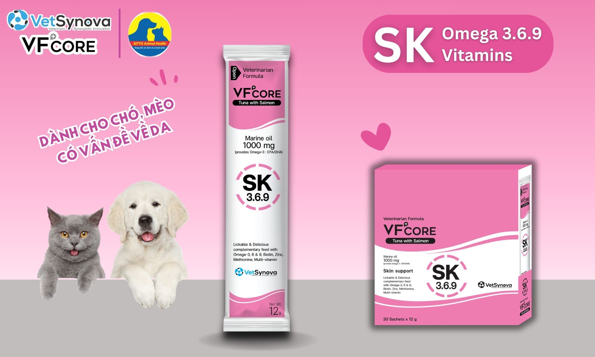 Cún cưng, mèo cưng nhà bạn đang bị rụng lông quá nhiều???