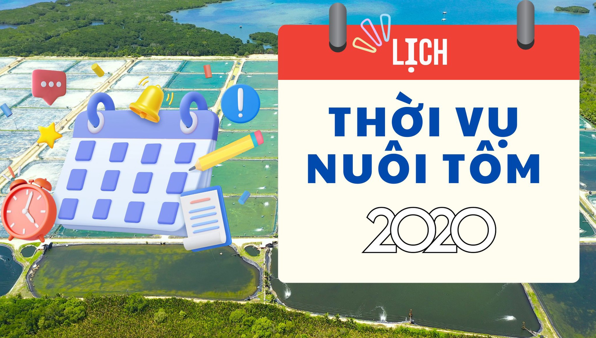 Lịch thời vụ nuôi tôm 2020 miền nam việt nam: Hòa nhạc kỹ thuật cho năng suất bền vững