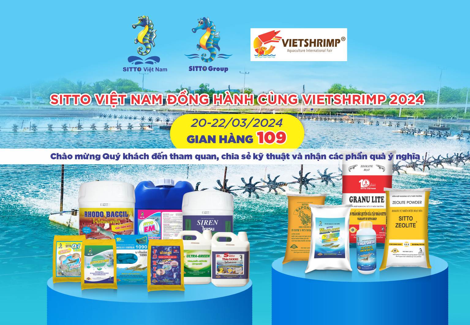 Sitto Việt Nam đồng hành cùng VIETSHRIMP 2024