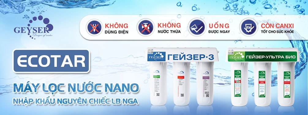 Công nghệ máy lọc nước Nano