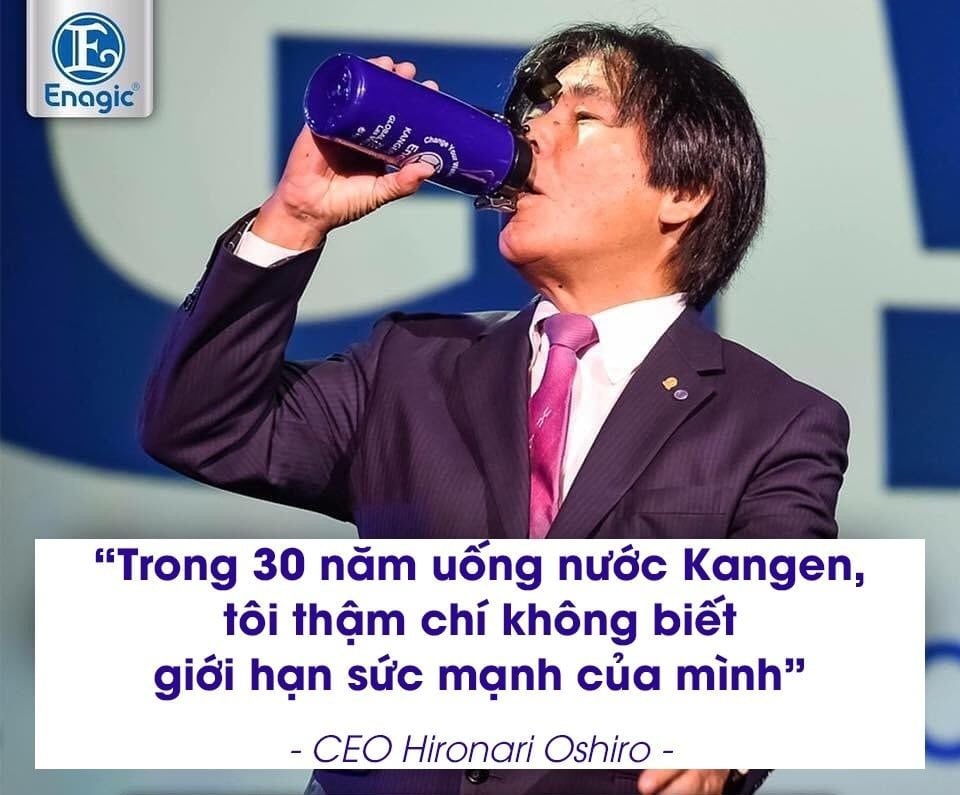 Nước Kangen là minh chứng giúp cơ thể khỏe mạnh