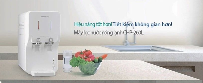 Coway là thương hiệu máy lọc nước nóng lạnh số 1 Hàn Quốc