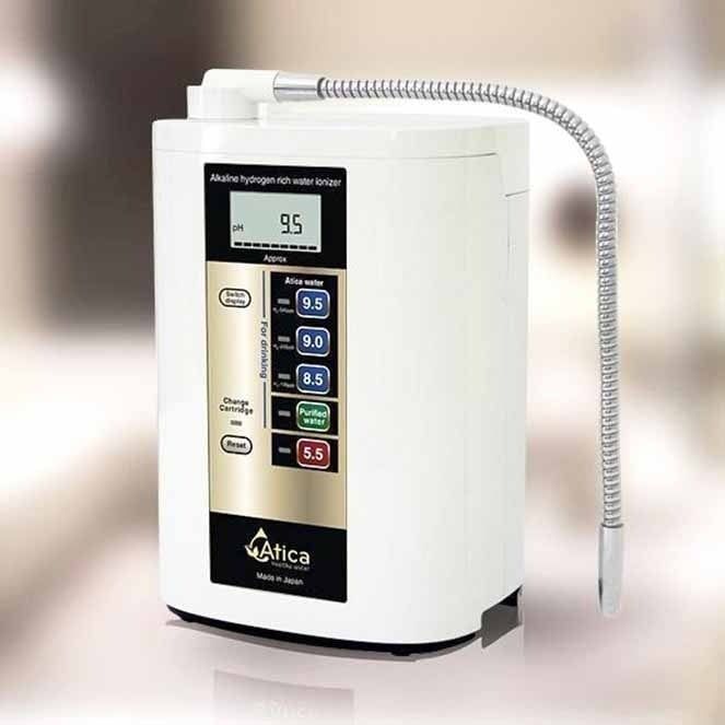 Máy lọc Atica có ưu điểm nổi bật là sử dụng công nghệ điện phân kép