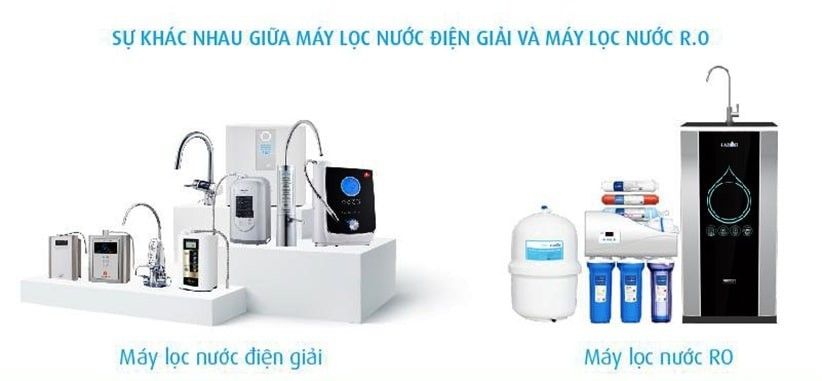 Cả 2 dòng máy lọc nước RO và ion kiềm đều sở hữu những ưu và nhược điểm khác nhau