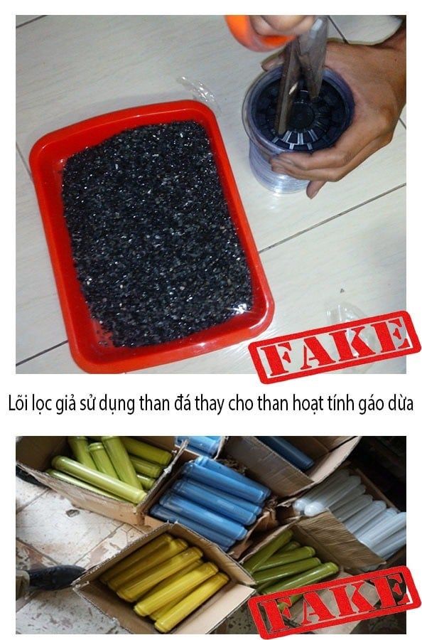 Máy lọc nước giả gây ra sự nguy hại đối với sức khỏe người dùng