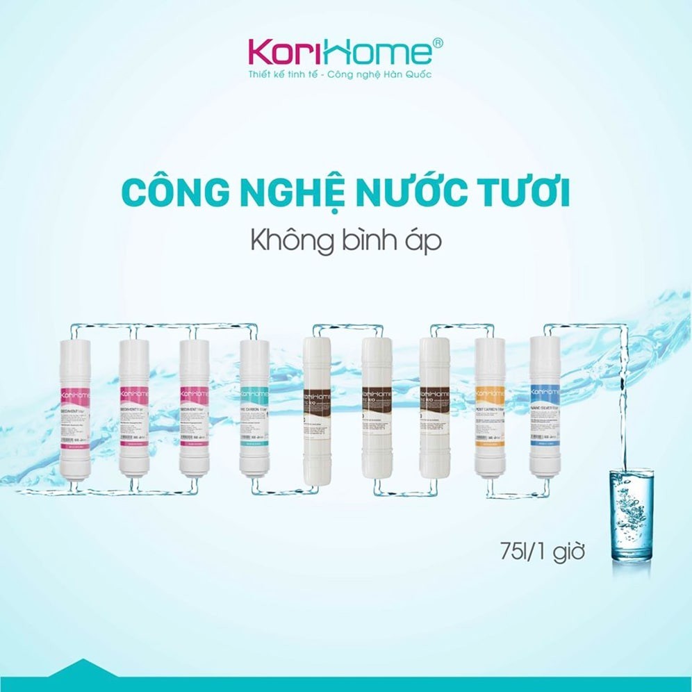 Máy lọc nước nóng lạnh của Korihome nhận được rất nhiều lời khen về chất lượng