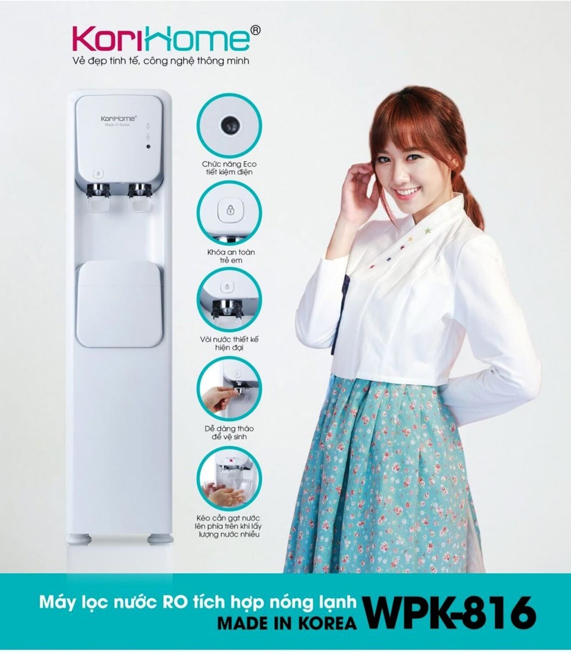 Tập đoàn Korihome là chuyên gia sản xuất máy lọc nước và điện gia dụng nổi tiếng của Việt Nam