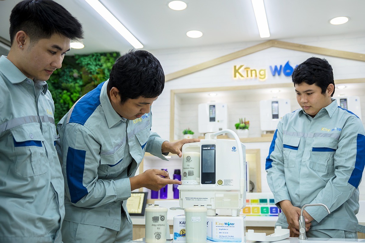 Kiểm tra & lắp đặt lõi lọc nước Kangen tận nhà
